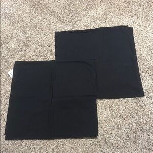Black Pillow Covers Set 20x20